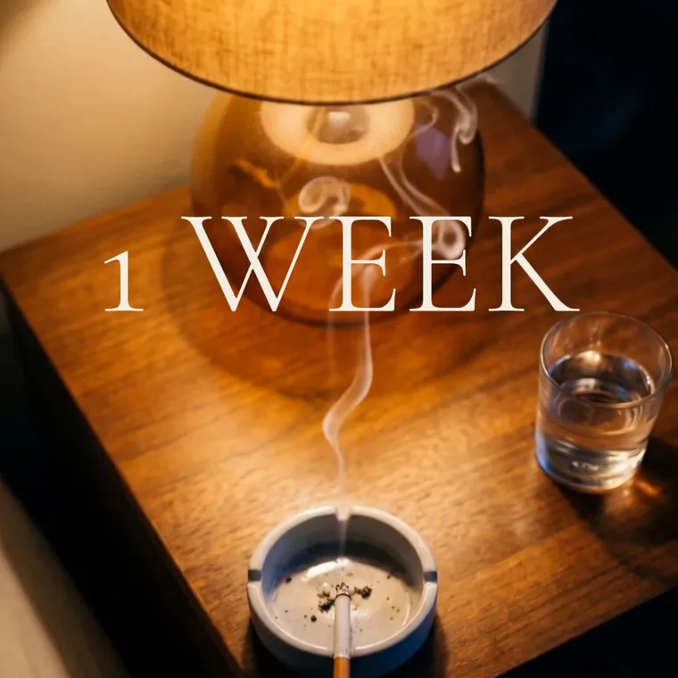 Countdown story frame from the pack, reading: 1 week — KAIRA, Slow Burn