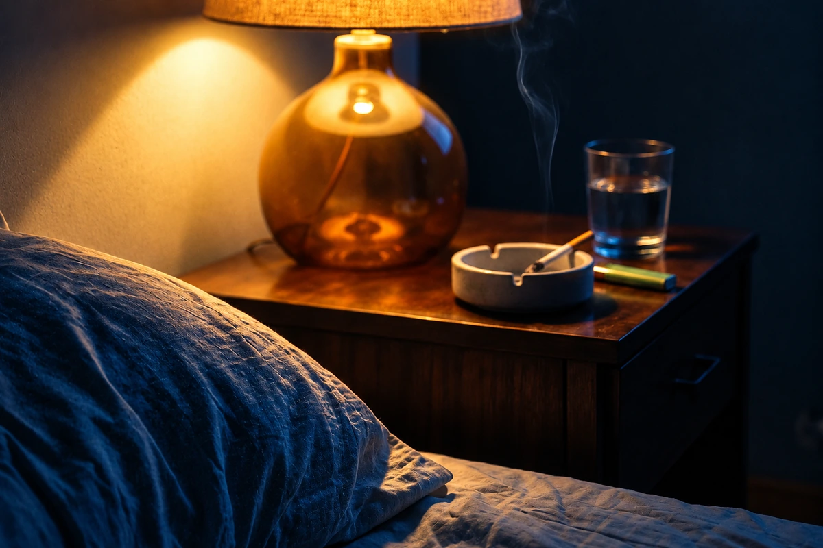 Release-day asset from the KAIRA Slow Burn pack — a rain-streaked window at night