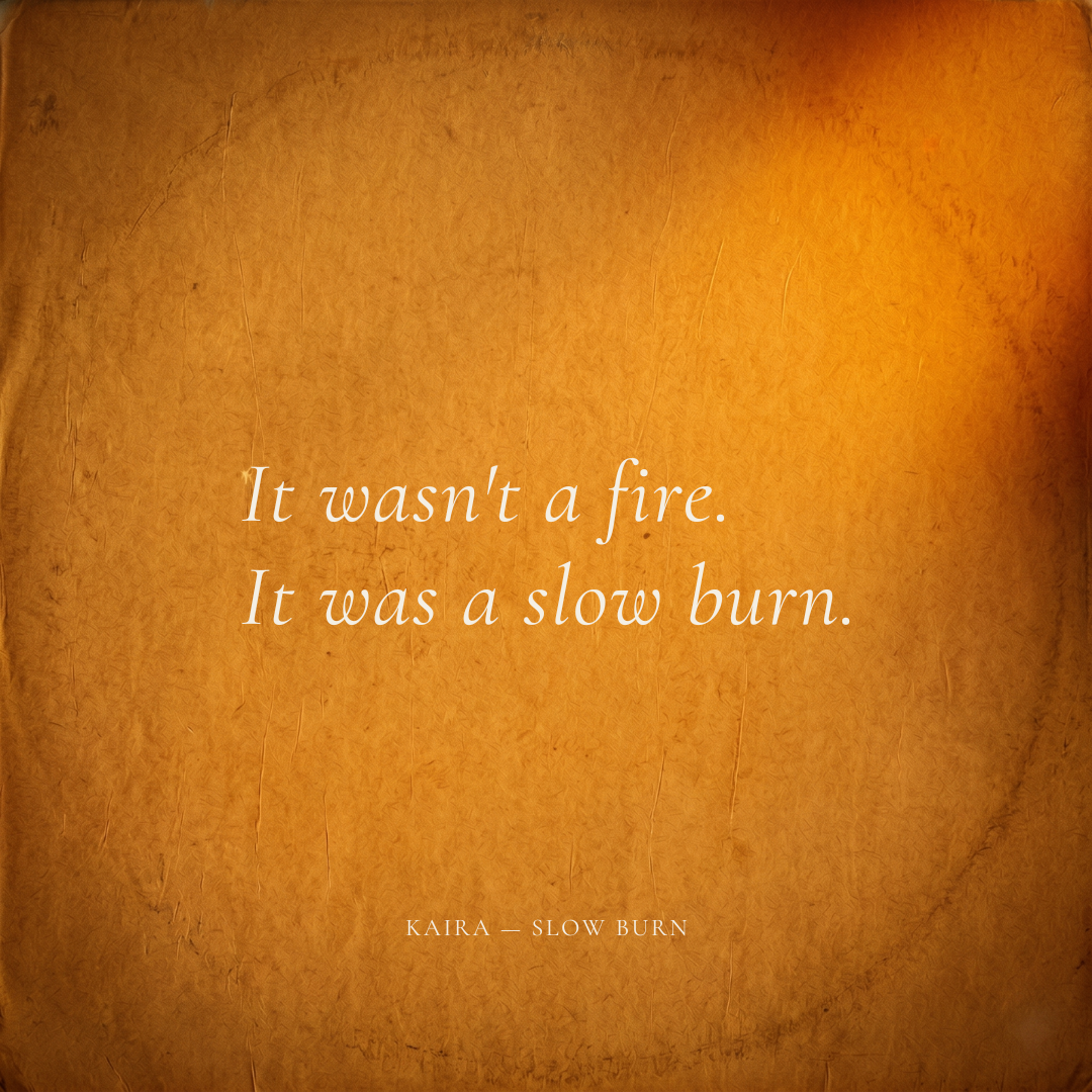 Quote card — It wasn't a fire